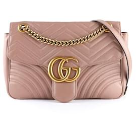 Gucci-GUCCI Handtaschen GG Marmont-Pink