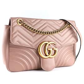 Gucci-GUCCI Handbags GG Marmont-Pink