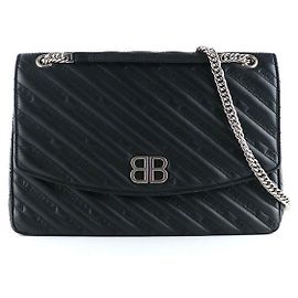 BALENCIAGA Handbags BB Round Black