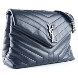 Saint Laurent-SAINT LAURENT Handbags Loulou-Navy blue