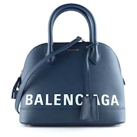 Balenciaga-BALENCIAGA Borse Ville Top Handle-Blu navy
