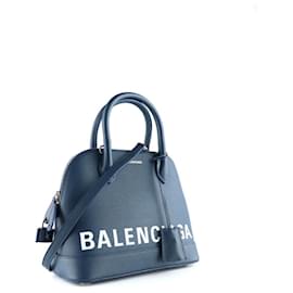 Balenciaga-BALENCIAGA Handtaschen Ville Top Handle-Marineblau
