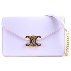 Céline-CELINE Handbags Triomphe-Purple