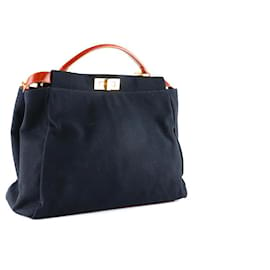 Fendi-FENDI Borse Peekaboo-Nero