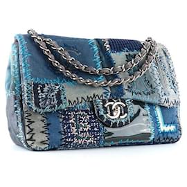 Chanel-CHANEL Bolsas Atemporais/clássico-Azul