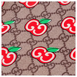 Gucci-GUCCI Silk handkerchief-Brown