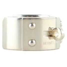 Hermès-HERMES Rings Kelly-Silvery