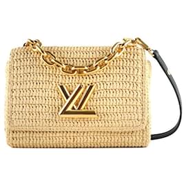 Louis Vuitton-LOUIS VUITTON Bolsas Torção-Bege