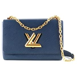 Louis Vuitton-LOUIS VUITTON Bolsas Torção-Azul marinho