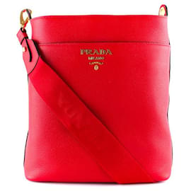 Prada-PRADA Handtaschen Tessuto-Rot