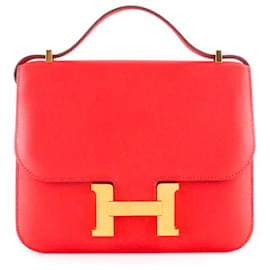 Hermès-HERMES Handtaschen Constance-Rot