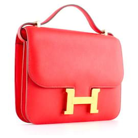 Hermès-HERMES Handtaschen Constance-Rot