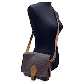 Louis Vuitton-Louis Vuitton Crossbody Bag Vintage Cartouchiere-Brown