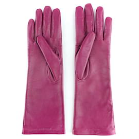 Saint Laurent-Saint Laurent gloves-Purple