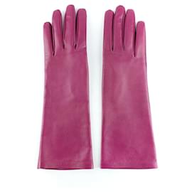 Saint Laurent-Saint Laurent gloves-Purple
