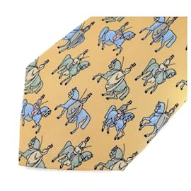 Hermès-Hermes Ties-Giallo