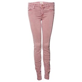 Mother MÃE, the looker pop jeans em rosa Rosa