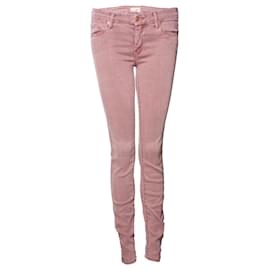 Mother-MUTTER, Die Looker-Pop-Jeans in Pink-Pink