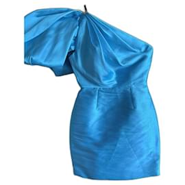 Solace London-Dresses-Blue