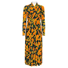 Autre Marque-Balenciaga Yellow Floral Print Dress-Multiple colors