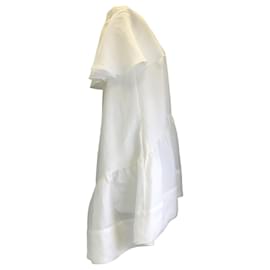 Autre Marque-Vestido con vuelo y espalda abierta en blanco Kalita-Blanco