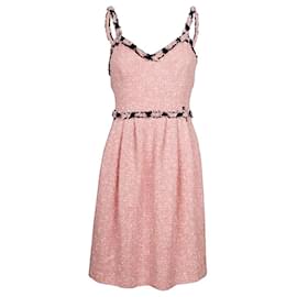 Chanel-Rare 2007 Spring Pink tweed Dress-Pink