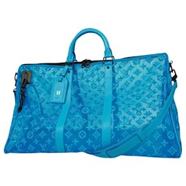 Louis Vuitton-Louis Vuitton Keepall Triangle-Bleu