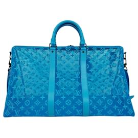 Louis Vuitton-Louis Vuitton Keepall Triangle-Blue