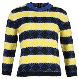 Suéter estampado listrado MSGM em lã multicolorida Outro Impressão em python