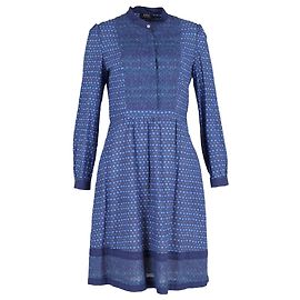 Apc UN.P.C. Abito stampato Romy in cotone blu Blu
