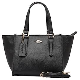 Autre Marque-Leather Crosby Carryall Tote Bag F11925-Other