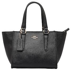 Autre Marque-Leather Crosby Carryall Tote Bag F11925-Other