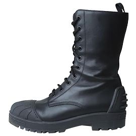Christian Dior Black D-Major ankle boots - size EU 40.5 (Uk 7.5) Black
