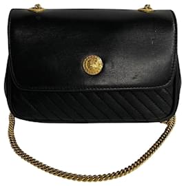 Céline-Celine Mini Triomphe Chain Bag  Leather Crossbody Bag in Very Good Condition-Other