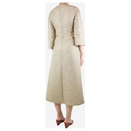 bella freud gold dress Edie Dress