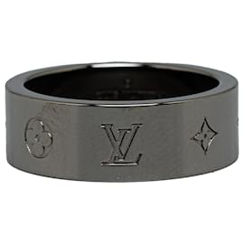 Louis Vuitton-Louis Vuitton Gray LV Instinct Gunmetal Ring-Grey