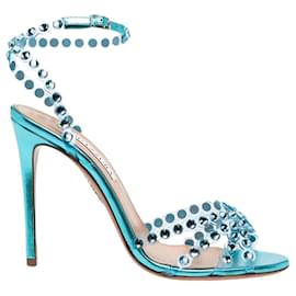 Aquazzura-Sandálias-Turquesa