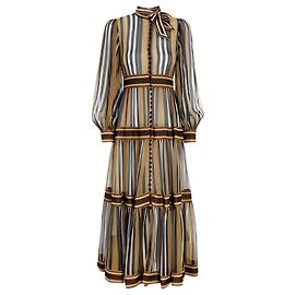 Zimmermann Botanica Seidenkleid Braun Braun