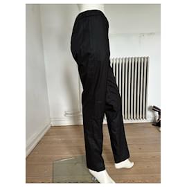 Vera Wang-Pants, leggings-Black