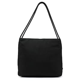 Prada-PRADA Shoulder bags Synthetic Black tessuto-Black