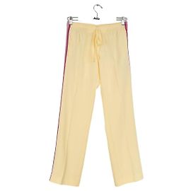 Zadig & Voltaire Calças largas amarelas Amarelo