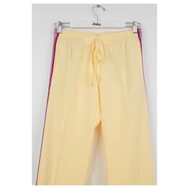 Zadig & Voltaire-Pantalon large jaune-Jaune