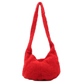 Bottega Veneta-BOTTEGA VENETA Shoulder bags Faux fur Red Veneta-Red
