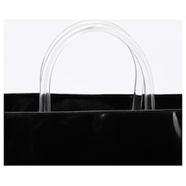 Prada-Prada Totes Leather Black Re-Edition 1995-Black