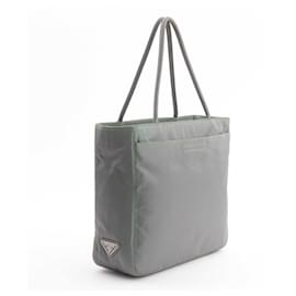 Prada-PRADA Totes Cloth Green Tessuto-Green