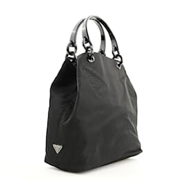 Prada-Prada Taschen Kunststoff Schwarz Tessuto-Schwarz