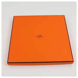 Hermès-Hermès Le bal des bulles Orangescarf in silk designed by  Dimitri Rybaltchenko-Multiple colors