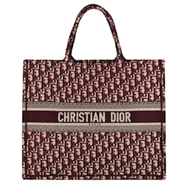 Dior-Christian Dior Büchertasche-Bordeaux