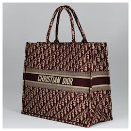 Dior-Christian Dior Büchertasche-Bordeaux