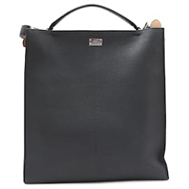 Fendi-FENDI Cuoio Romano Peekaboo X-Lite Fit in grigio-Grigio